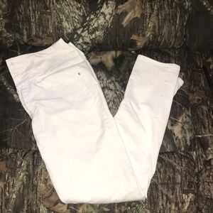 Refuge high waisted white jeans